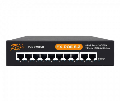 Коммутатор Fox FX-POE8.2